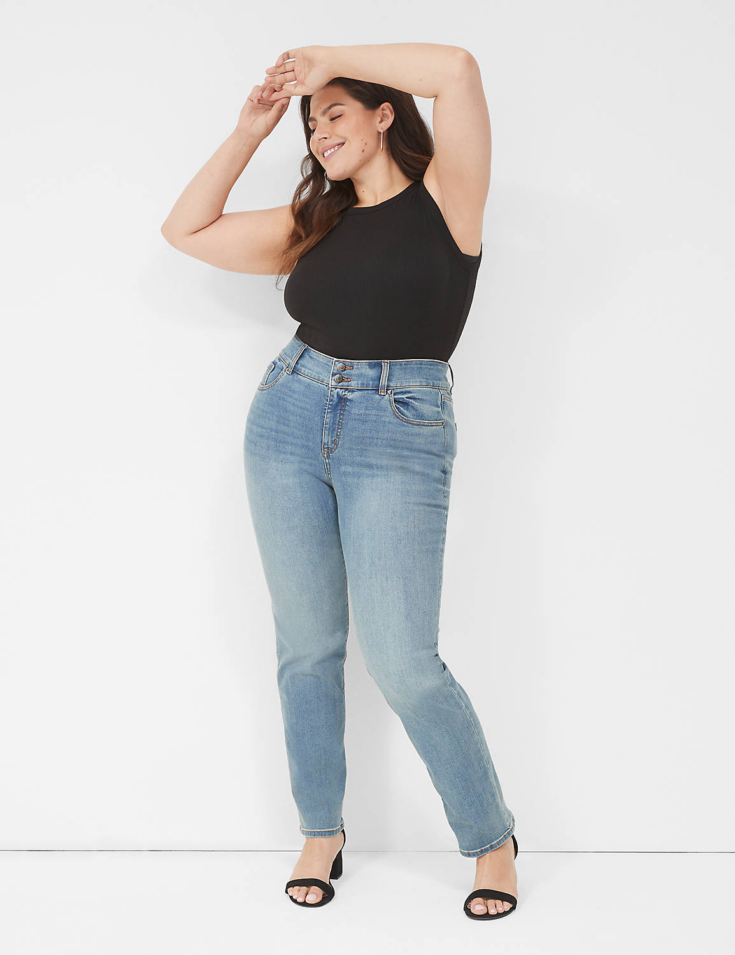 Tighter Tummy High Rise Straight Jean
